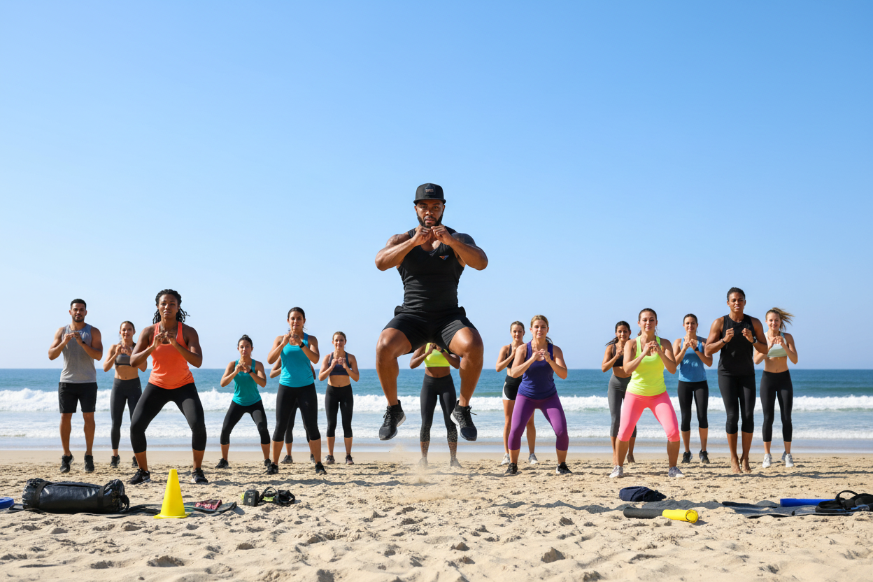 Bootcamp en la playa