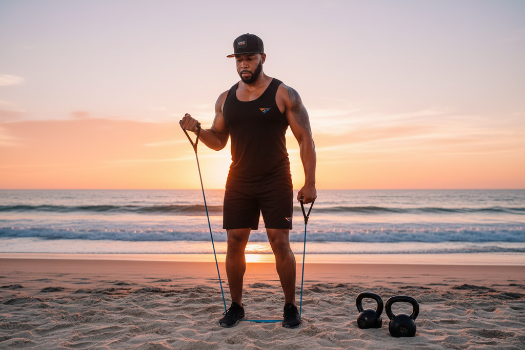 Entrenamiento durante golden hour - Dinamite Team