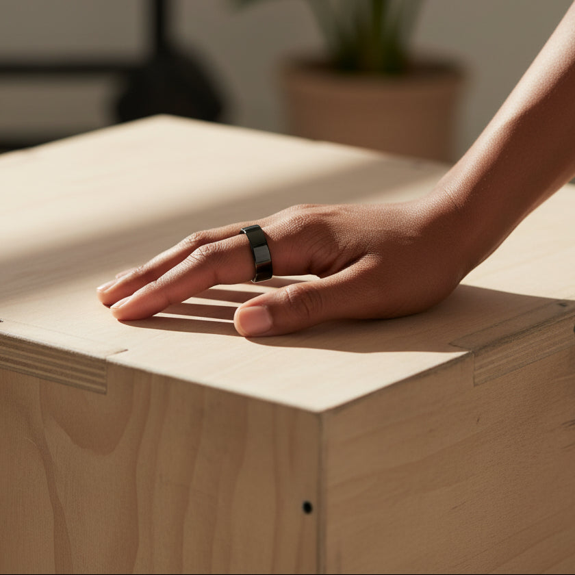 Anillo inteligente con estuche de carga