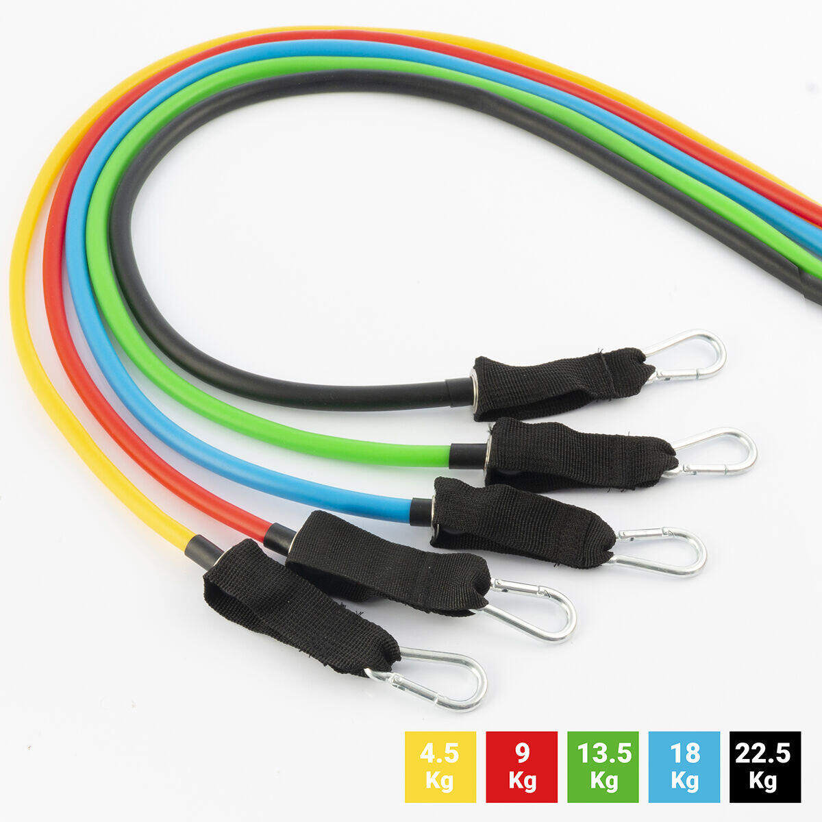 Set de Bandas de Resistencia con Accesorios