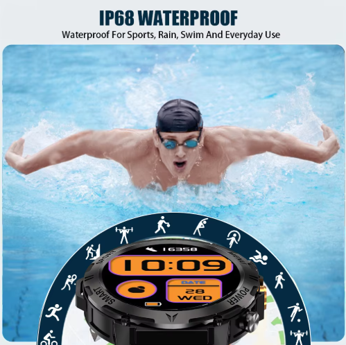 Smart Watch Sports Fitness Waterproof